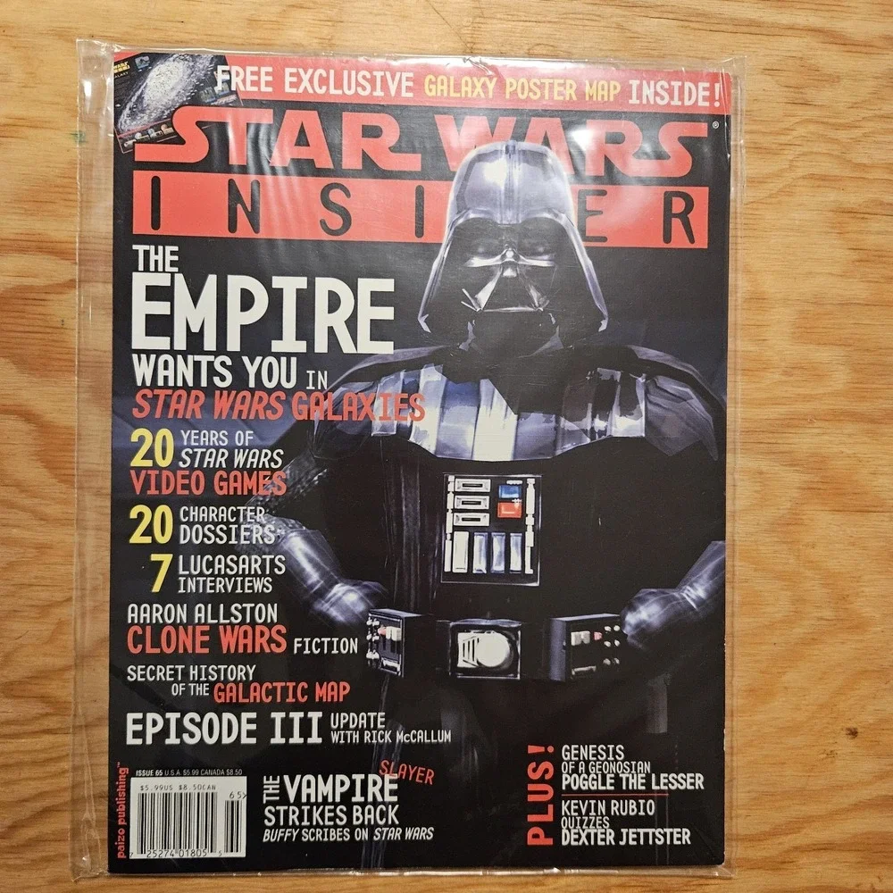 Star Wars Insider Issue 65 DARTH VADER EMPIRE  Fan Club Subscription SEALED